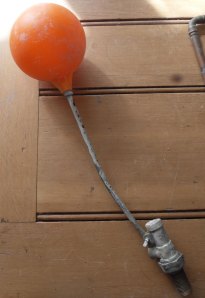 Ball cock plus arm for making into a lantern